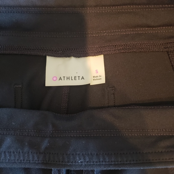 Athleta Womens Black Midrise Drawstring Jogger/Hiking Pants, Size Small - Picture 3 of 6